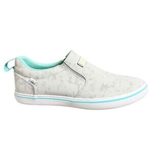 XTRATUF Sharkbyte Eco Deck Shoes Slip On Loafer Women 8 Gray Outdoor Coastal